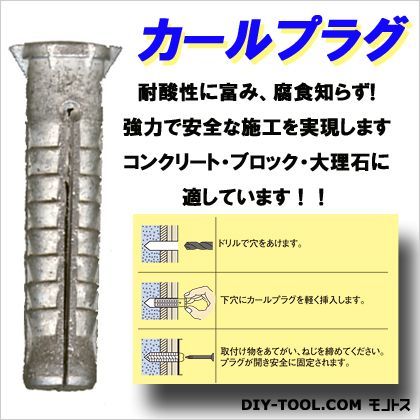 カールプラグ 6×20mm 3240100 100本