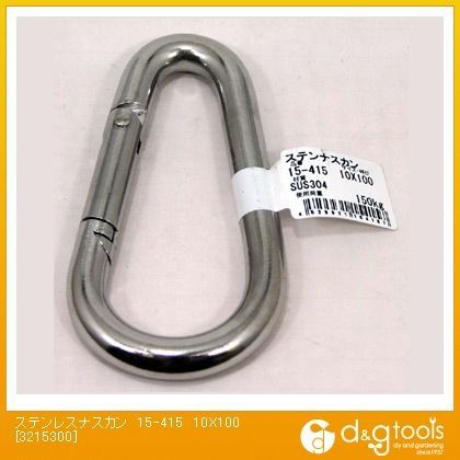 ステンナスカン 呼び10×100mm✕D10mm✕L100mm✕S12mm 15-415 1個