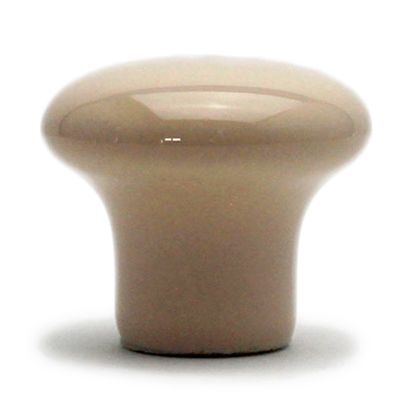 セラミックつまみ クリーム 横幅:最大25mm、設置面の横幅:15mm、高さ:22mm TW-155 1個