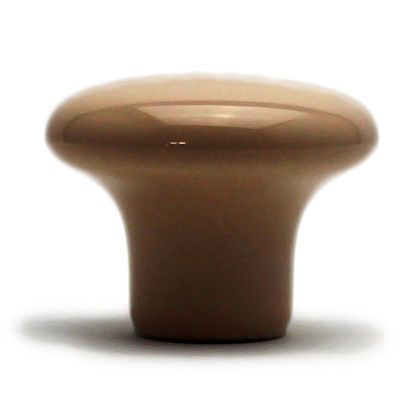 セラミックつまみ クリーム 横幅:最大32mm、設置面の横幅:16mm、高さ:24mm TW-156 1個