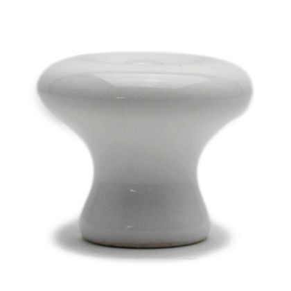 セラミックつまみ ホワイト 高さ26mm×幅30mm TW-182 1個