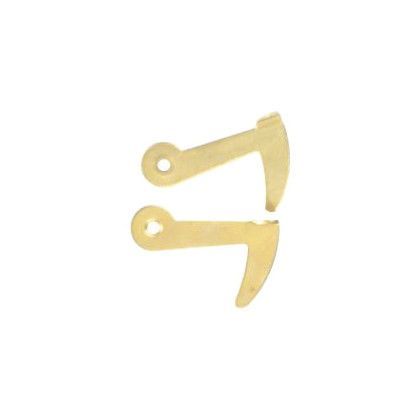 つの字小 ゴールド 14X20mm AC040 2個