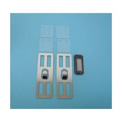 石膏ボード用金具 壁美人 シルバー 80×165×10mm P-4SH 1