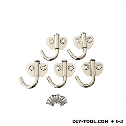 回転フック ニッケル TN225 5個