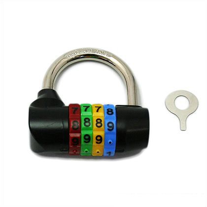 幅広弦可変文字合せ錠4桁 G-347 1