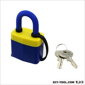 簡易防水型南京錠 青 40mm G-297 1