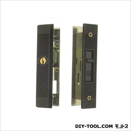 引違錠前召合せ/内外カマ締りスライド式操作YKK他高級引戸用ブラック 134×28mm KH-53 1