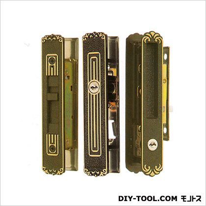 引違錠前2点セット召合せ/戸先カマスライド式操作トステム KH-207 1