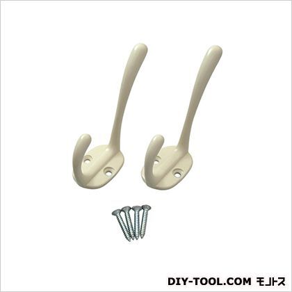 落京帽子掛 アイボリー 2個