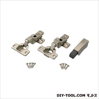 スライド蝶番 ブルーモーション ユニクロット付 半かぶせ キャッチ付 35mm 1組
