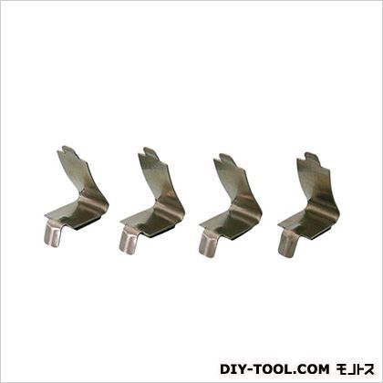 棚柱用ステンレス棚受 ラバー付 4個