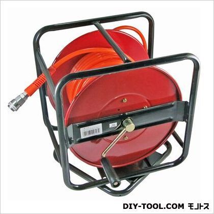 エアーホースリール6.5回転台座付 30m巻 1