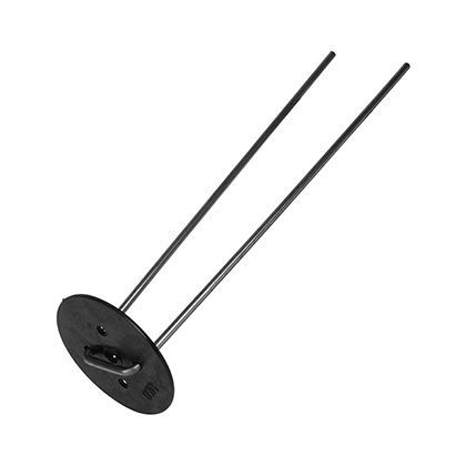 コの字ピン20cm黒パット 20P 1