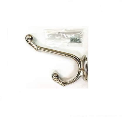 P菊葉帽子掛中 ニッケル 72x77m/m 81591 1