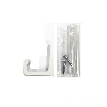 PL型フック大 ホワイト 40x45m/m 81620 1