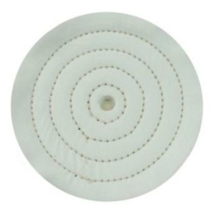 バフモーター用 布バフ3本ミシン(40枚合わせ)ブロード サイズmm120mmX13mm穴 D-2 1