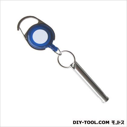 アルミホイッスルカラビナ・リール付き No.27300 1点