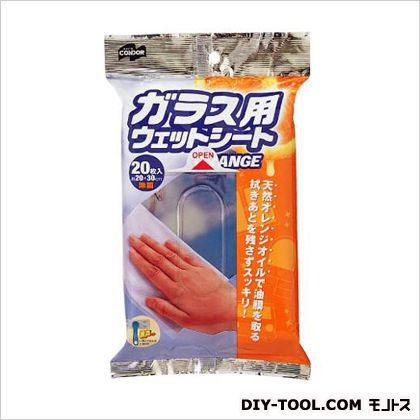 ガラス用ウエットシート 420292 20枚