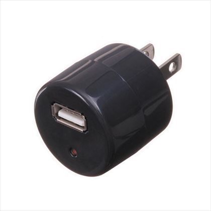 AC/USB変換アダプター 黒 約W35mm×H35mm×D32mm HM100BKUSB 1