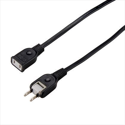 耐トラ付延長コード1個口 黒 0.5m Y021005BK 1
