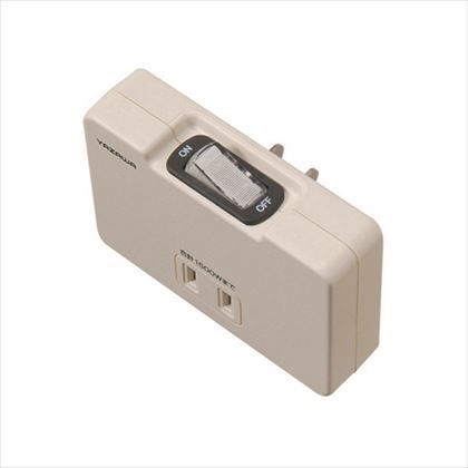 集中スイッチ付アンダータップ3個口