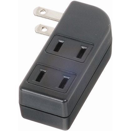 耐トラ付サイドタップ3個口 黒 W22mm×H70mm×D44mm Y02S300BK 1