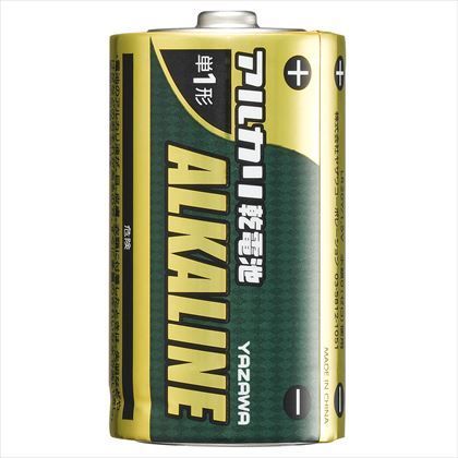 単1アルカリ乾電池シュリンクパック2P シュリンク:W67mm×H61mm×D34mm LR20Y2S 2本