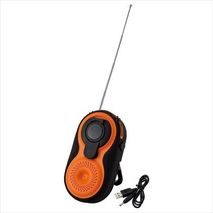 ダイナモUSB充電ラジオ