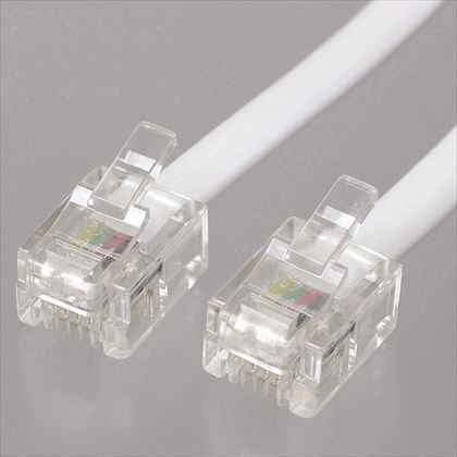 ストレートモジュラーケーブル3m 白 TP1030W 1