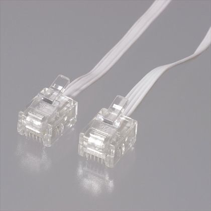 フラットモジュラーケーブル0.5m グレー TP2005GY 1