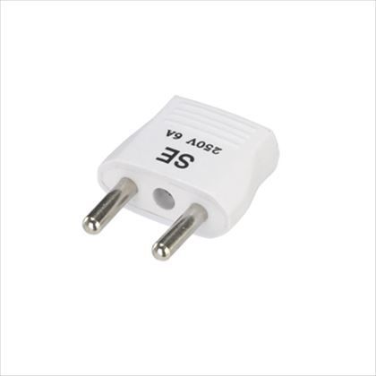 海外用電源プラグ変換アダプター Setype ホワイト W36mm×H45mm×D15mm HP6 1