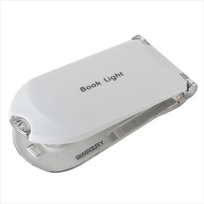LED携帯ブックライト ホワイト W42mm×H88mm×D12mm TVR34WH 1