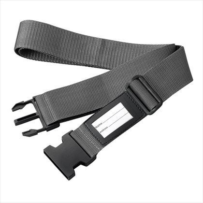 スーツケースベルトグレイ