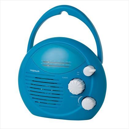シャワーラジオ ブルー W150mm×H130.5mm×D76.4mm SHR01BL 1