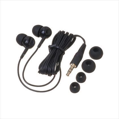 カナルタイプステレオイヤホン ブラック VR128BK 1