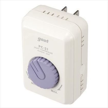 ヤザワ ライトコントローラー ホワイト W55mm×H85mm×D40mm PC31YA...