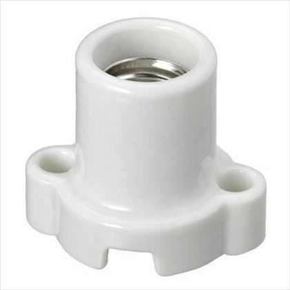 E17両耳レセップソケット磁器製