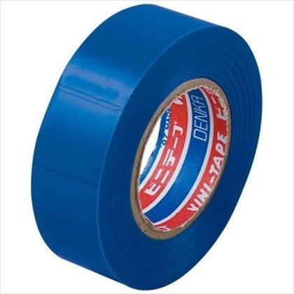 ビニールテープ 青 テープ幅19mm、長さ10m SF1910B 1