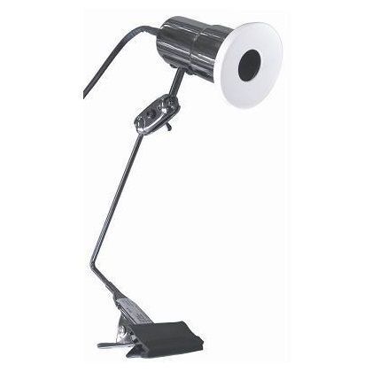 防雨型クリップライトL型アームE26 ガンメタリック 約ヘッド径80mm×D107mm、アーム長235mm最長時 CWX15052GM 1