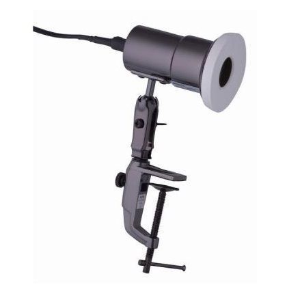 防雨型クランプライトE26 ガンメタリック ヘッド径80mm×D107mm、アーム長85最長時 CWX15057GM 1