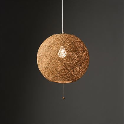 ペンダントセード麻1灯用 ベージュ 約径370mm×H360mm SSA01BE 1