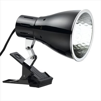 クリップライト昼光色100W形1灯 セード径115mm×D155mm、アーム長70mm最長時 ブラック Y07CLE100X01BK