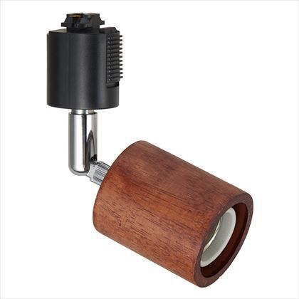 ウッドヌードスポットライトシリンダー ダークウッド Y07LCX60X01DW 1