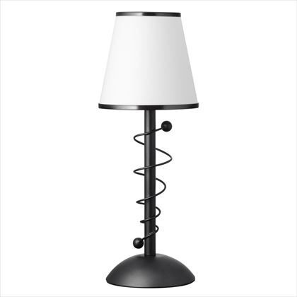 アンティーク風スタンドE17布セード ブラック W143mm×H375mm×D123mm Y07SDW60X02BK 1