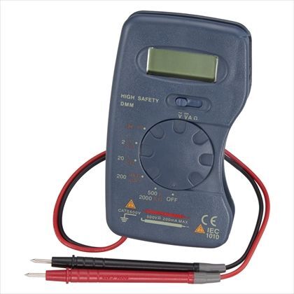 デジタルテスター グレー W70mm×H120mm×D18mm MME03D 1