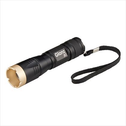 アルミズームライト90lm ブラック 約径28×H107mm Y06GA01BK 1