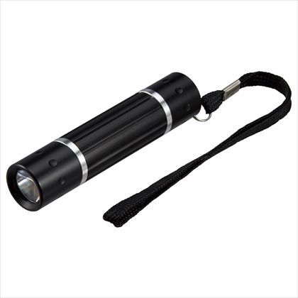 高輝度白色LED防雨アルミライト ブラック W20mm×H90mm×D20mm LHE05BK 1