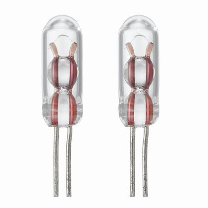 クセノン球3V0.3A H19mm×ガラス径4mm XN330P 2ヶ