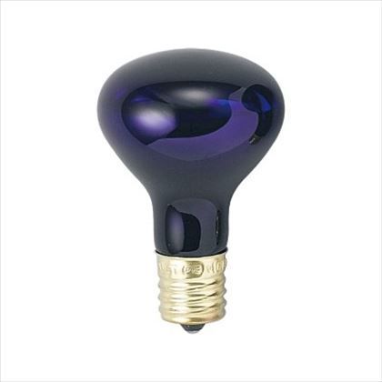 ランプ30W口金E17 ブラック H68mm×径45mm R451730BL 1