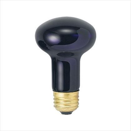 ランプ60W口金E26 ブラック H101mm×径62mm R622660BL 1